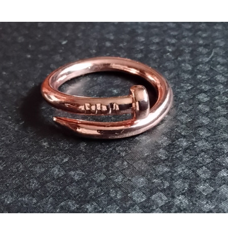 Žiedas "VINIS", 18k paauksavimas, 18 dydis