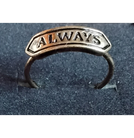 žiedas “Always“, paauksavimas, 18 dydis