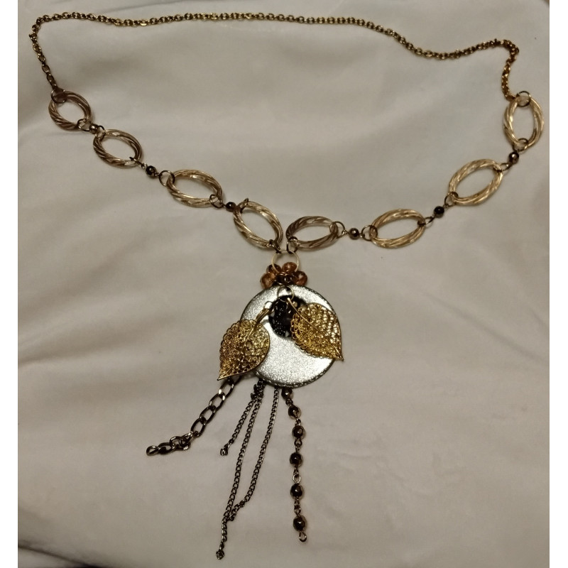 Kaklo papuošalas „auksiniai lapeliai“1249