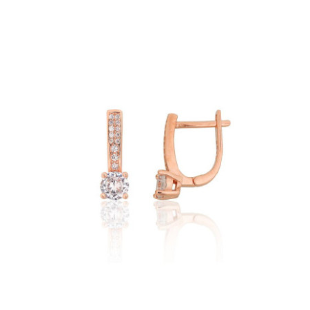 Sidabriniai auskarai ant...