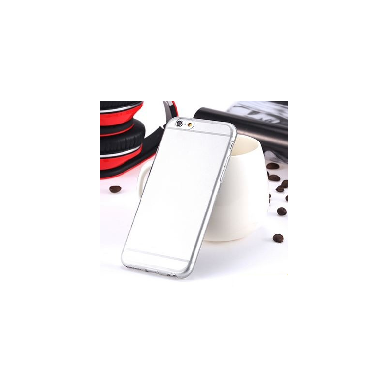 IPhone 6S  “Skaidrus pilkas“ telefono dėklas