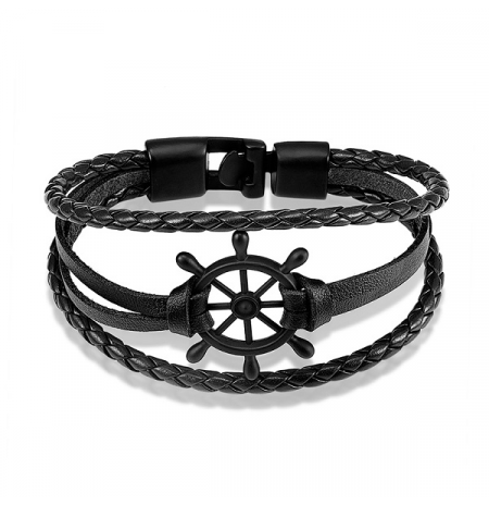 ODINĖ APYRANKĖ “ANCHOR BLACK“