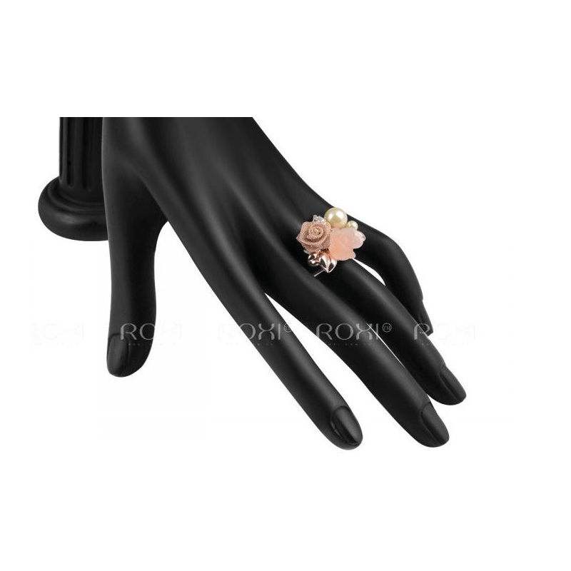 ŽIEDAS SU AUSTRIŠKAIS KRISTALAIS „VENECIJA“, 18 DYDIS, 18K PAAUKSAVIMAS